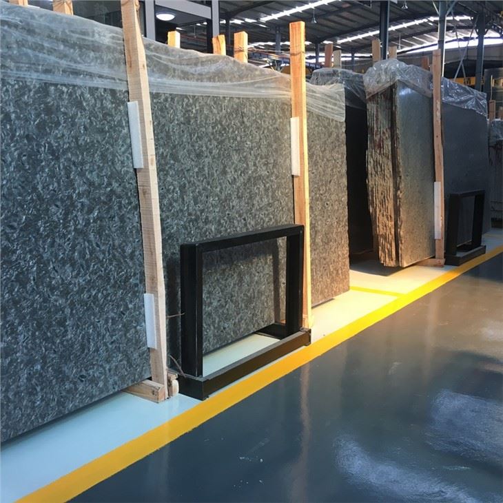 Matrix Black Granite Slab Polished
