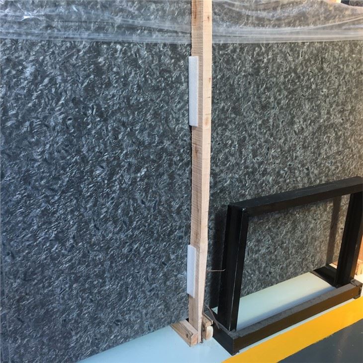 Matrix Black Granite Polished Slab