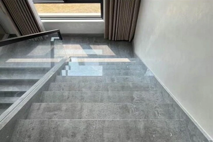 Marble Silver Grey Staircase